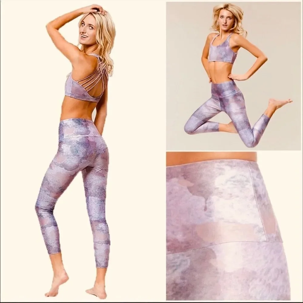 Onzie High Rise Basic Midi Legging Animal Dusk